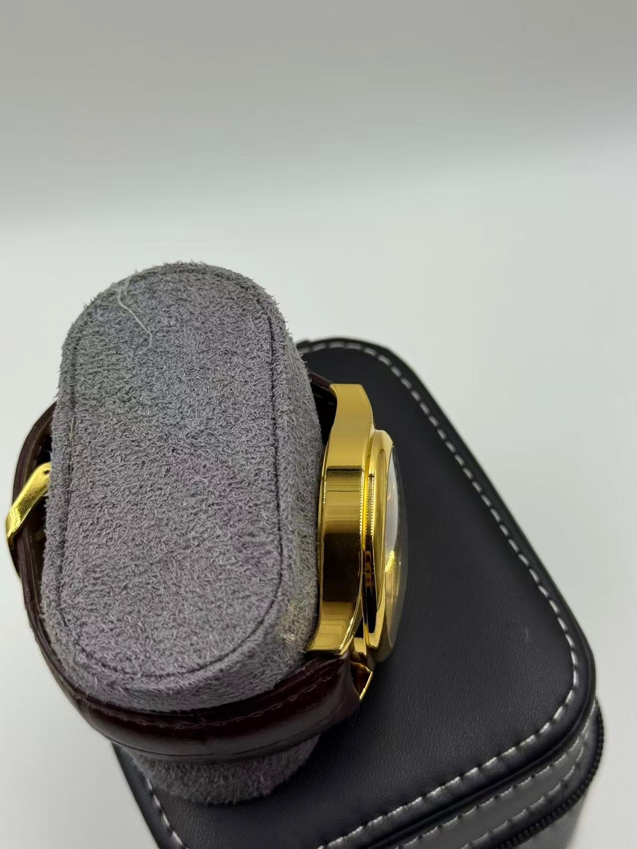 OMEGA Rounded Gold Vintage Automatic Watch For Men