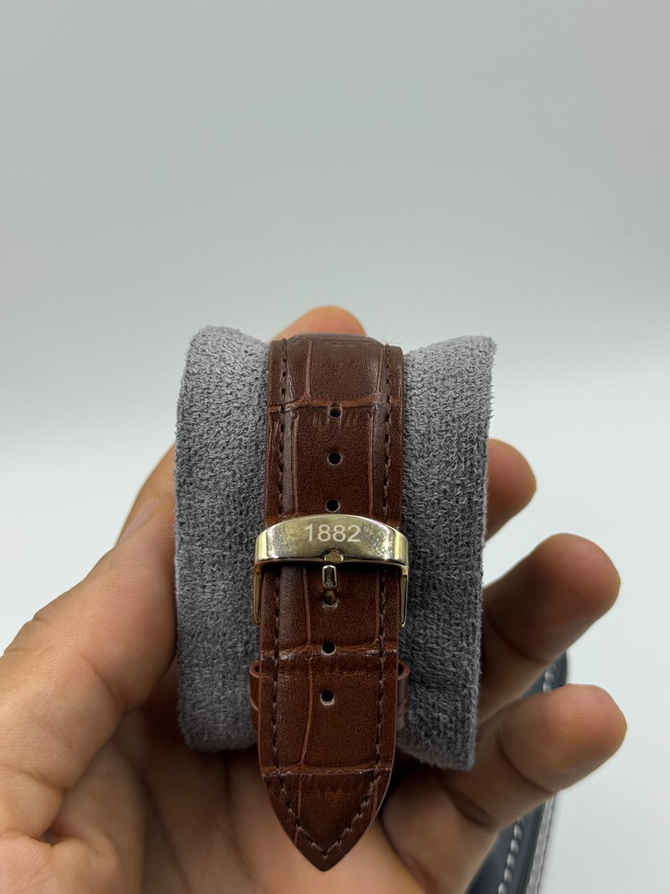 Rectangular Gold Vintage Automatic Watch For Men