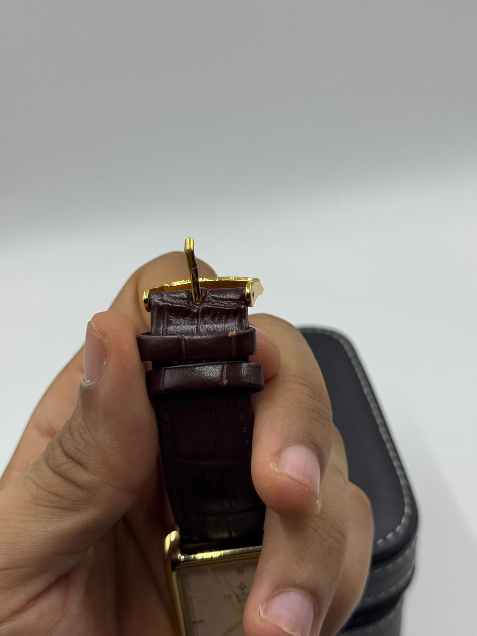 Square Gold Vintage Automatic Watch For Men